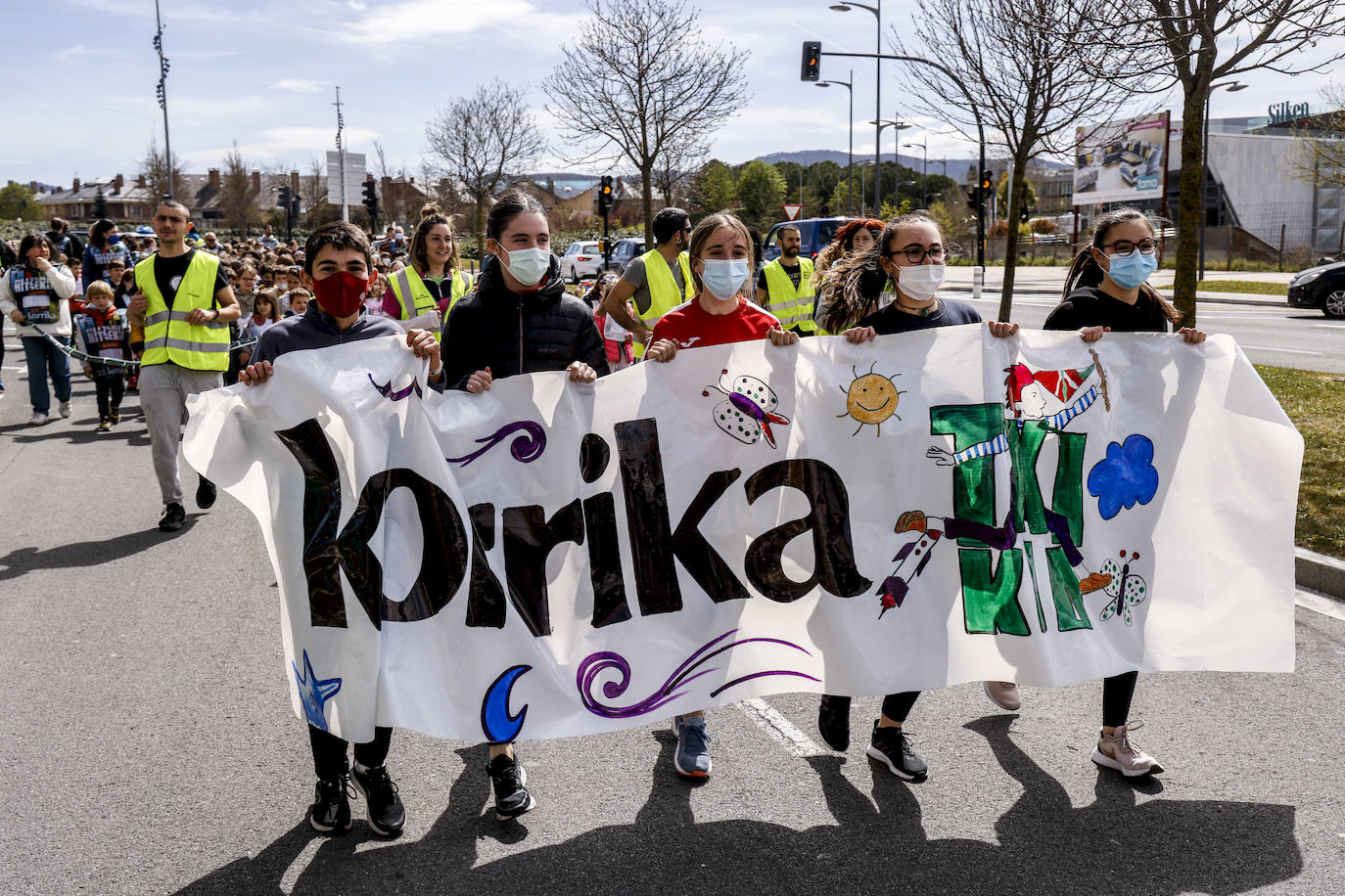 Fotos: Las mejores imágenes de la Korrika Txikia en Vitoria