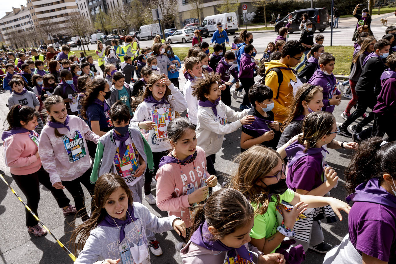 Fotos: Las mejores imágenes de la Korrika Txikia en Vitoria