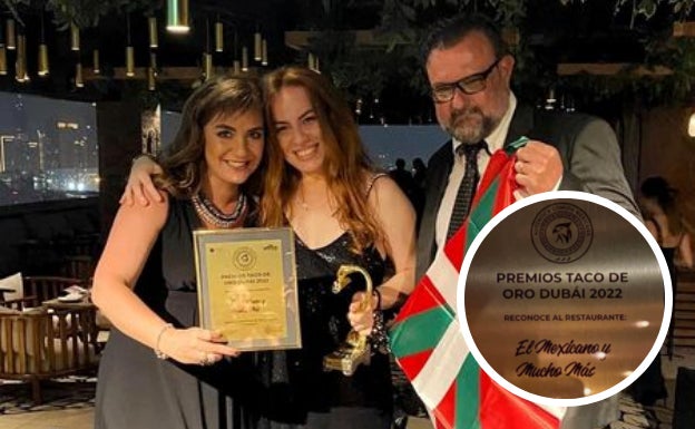 'El Mexicano y mucho más' vitoriano, ganador del Taco de Oro en Dubai