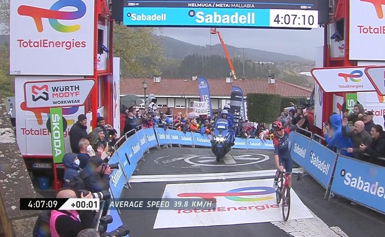 Itzulia 2022: Carlos Rodríguez gana la 5ª etapa y Evenepoel es el nuevo líder