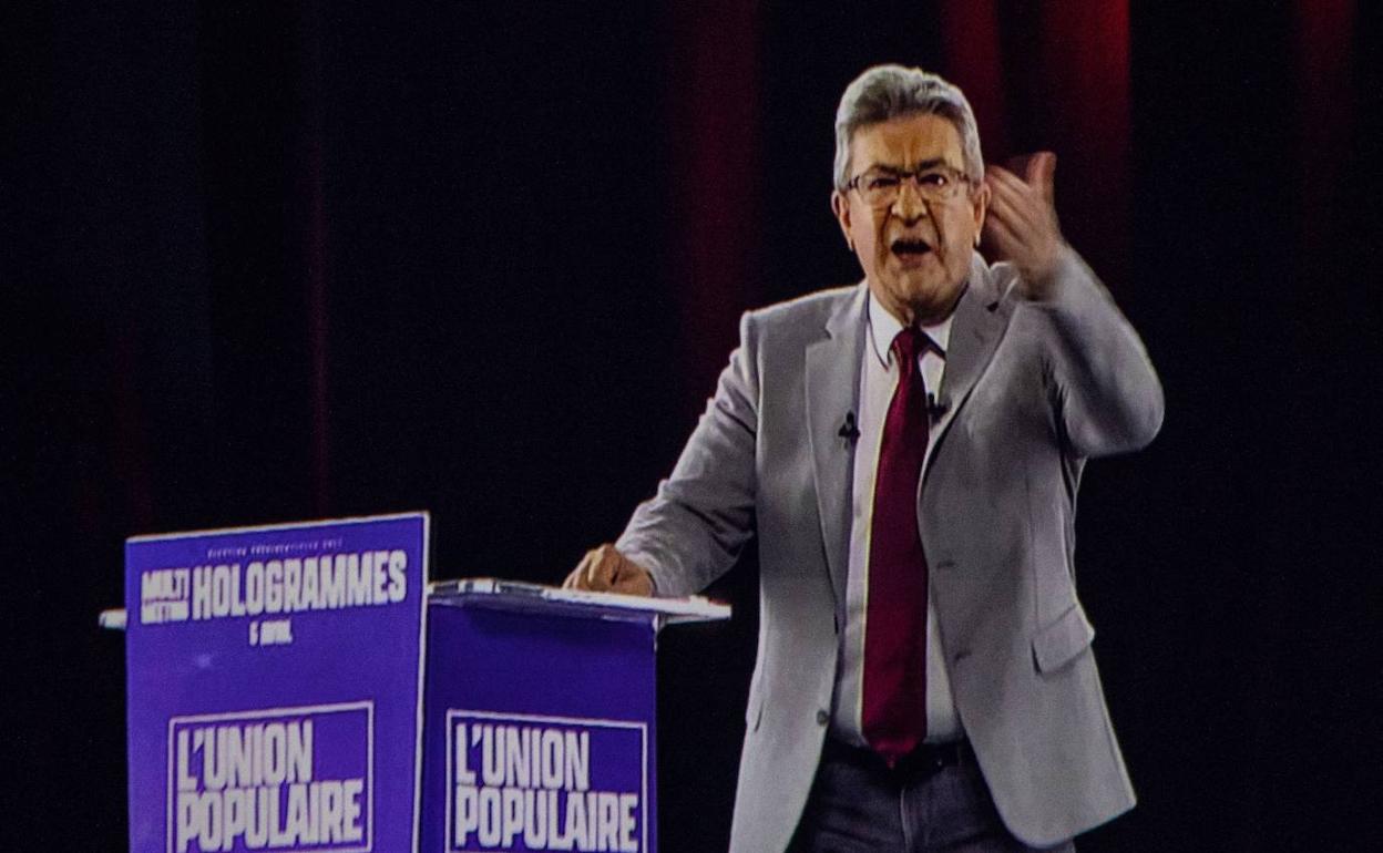 Jean-Luc Mélenchon, el líder de La Francia Insumisa. 