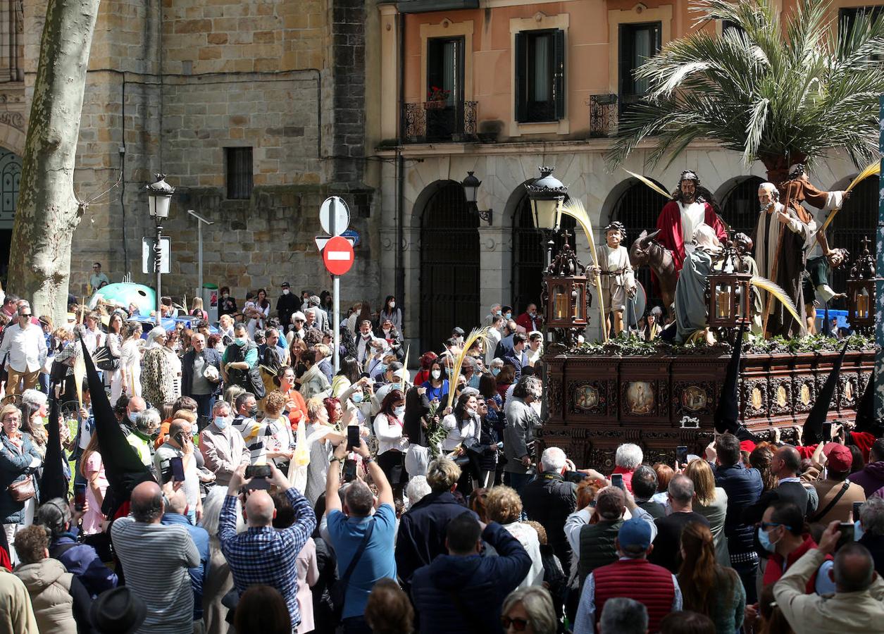 Fotos: La procesión del Borriquito triunfa en Bilbao