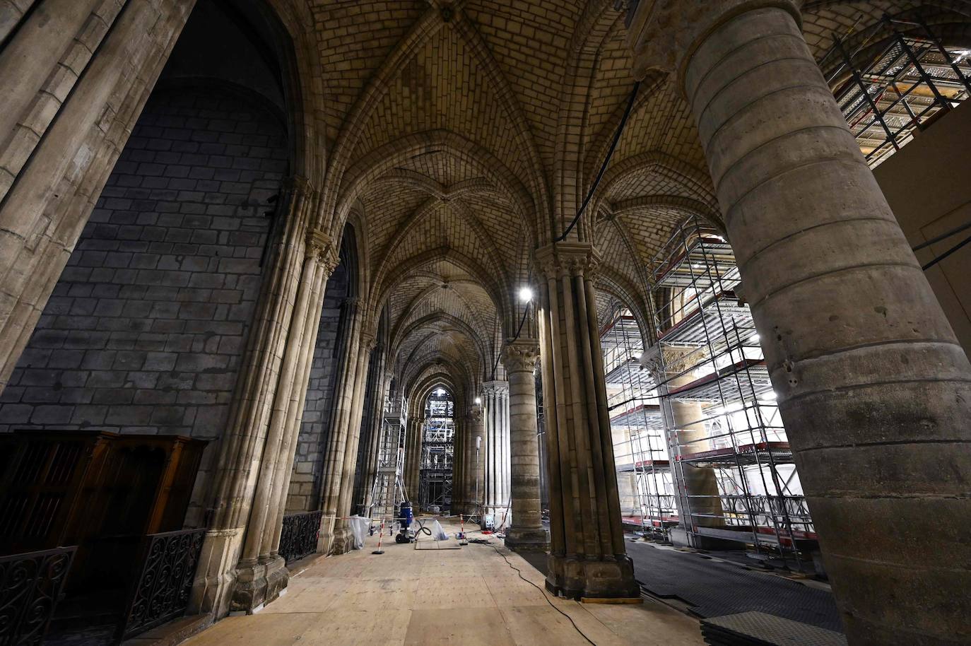 Fotos: La catedral de Notre Dame, tres años después de su incendio