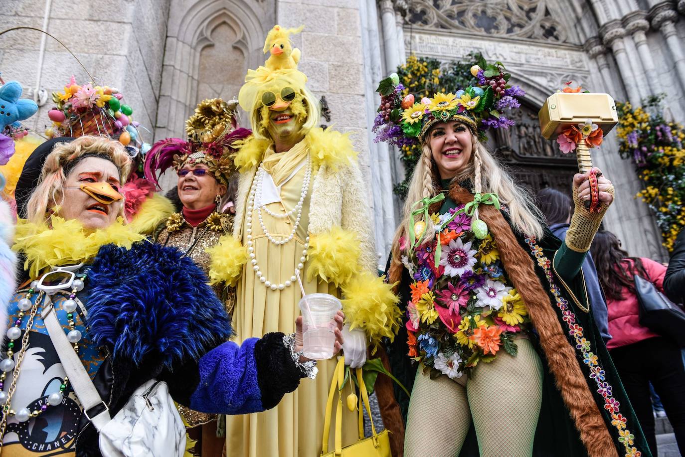 Fotos: Los sombreros imposibles del desfile de Pascua en Nueva York