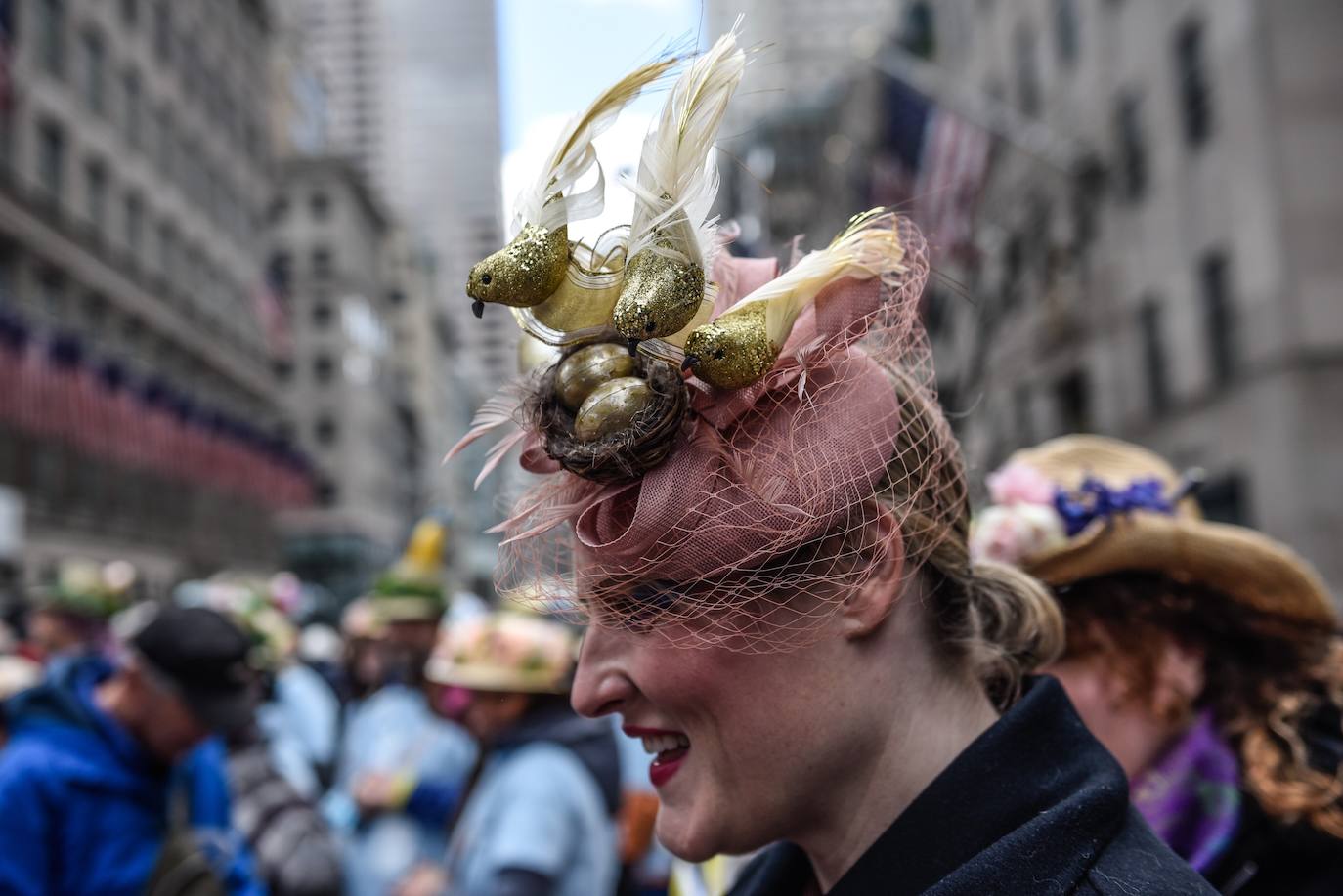 Fotos: Los sombreros imposibles del desfile de Pascua en Nueva York