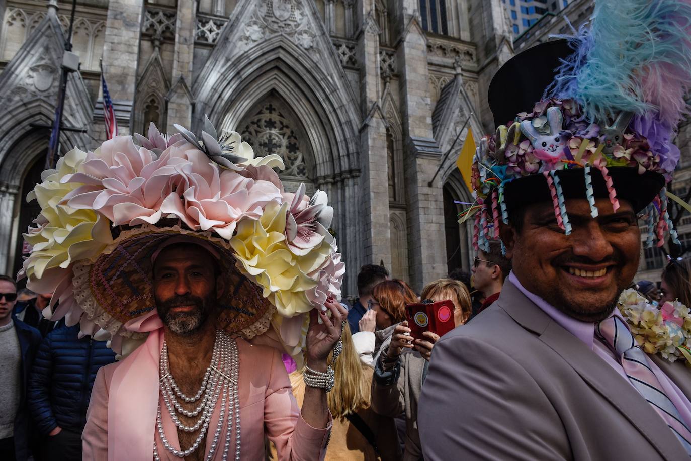 Fotos: Los sombreros imposibles del desfile de Pascua en Nueva York