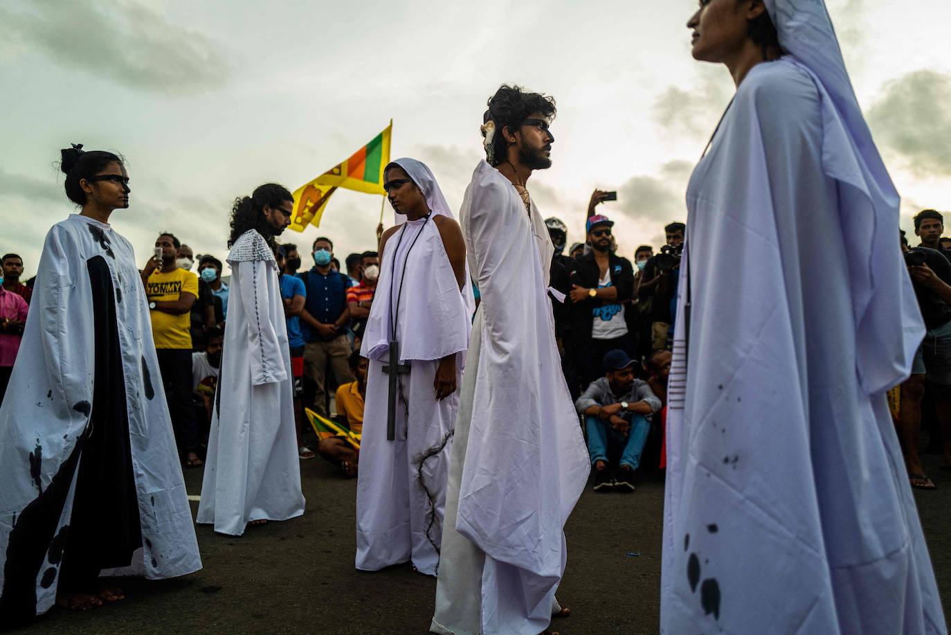 Fotos: Protesta por los atentados de Sri Lanka de 2019