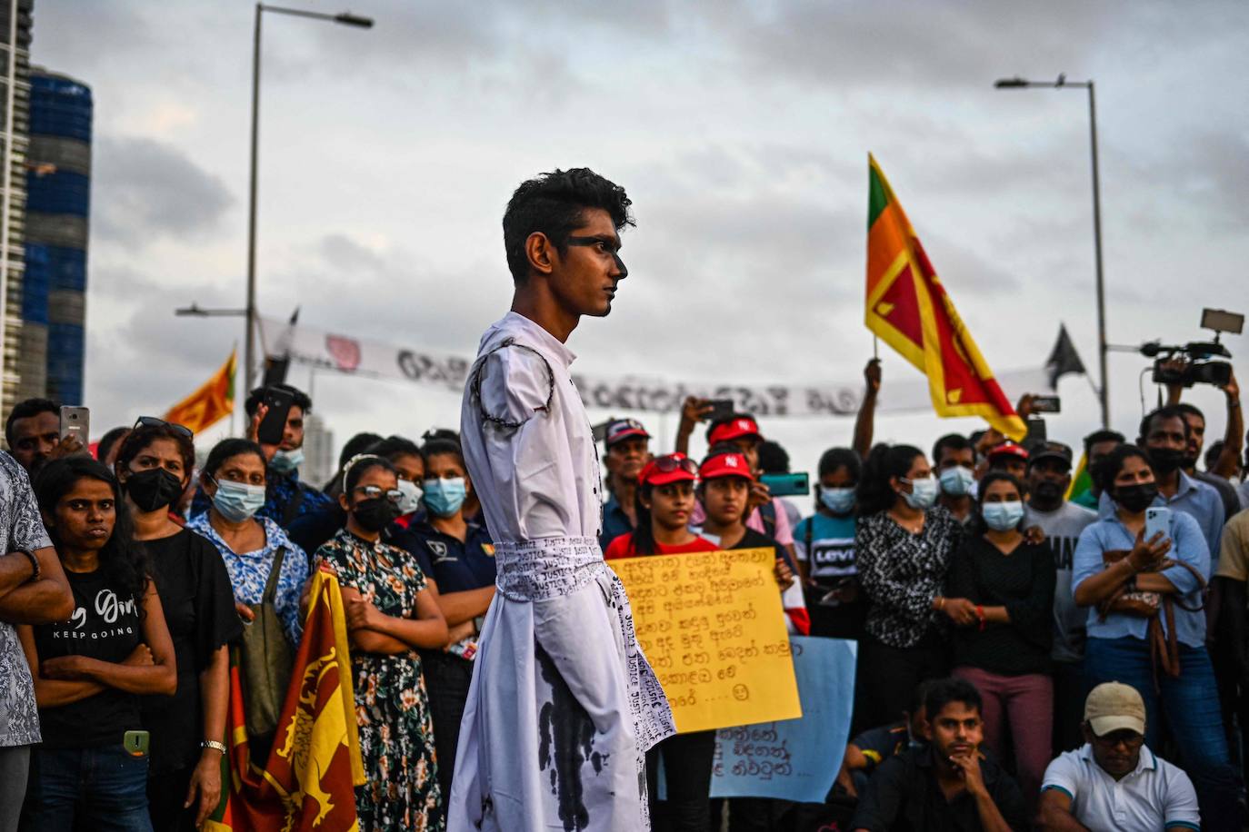 Fotos: Protesta por los atentados de Sri Lanka de 2019