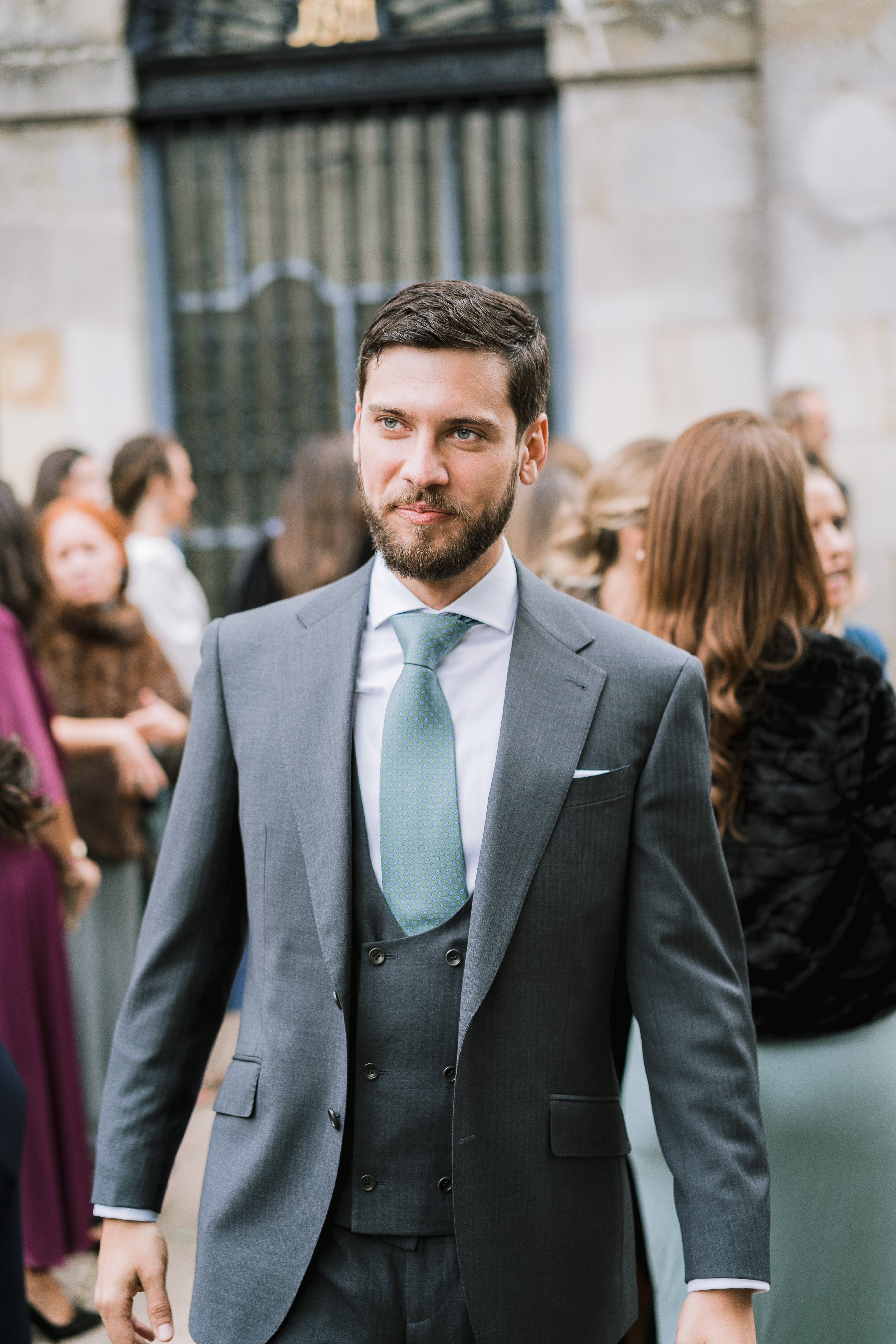 Fotos: Un vestido desmontable y un velo diferente: así fue la boda de Itziar en Amorebieta