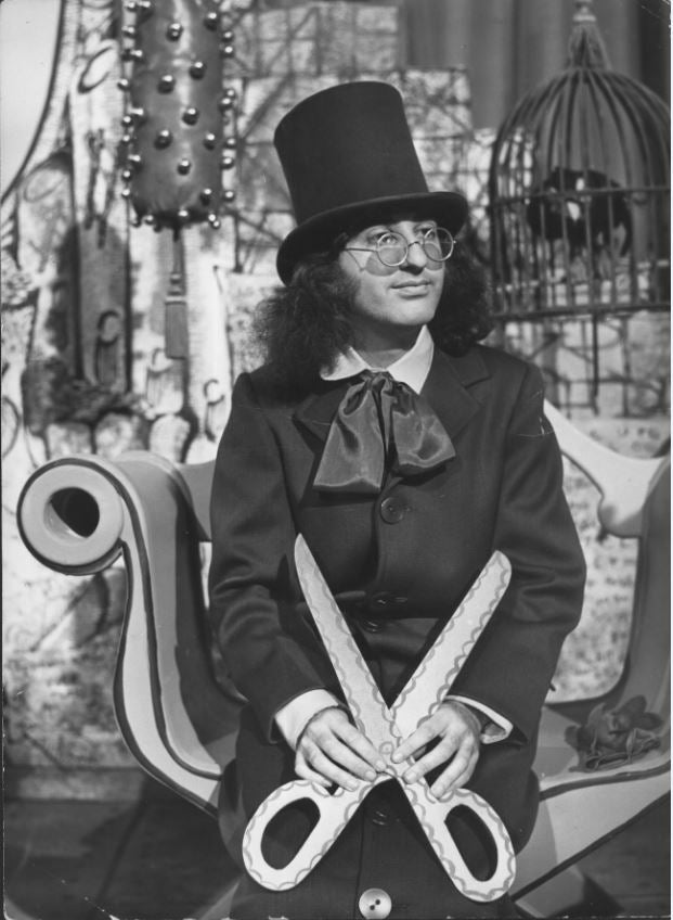 Juan Tamariz, vestido de "tacañón".