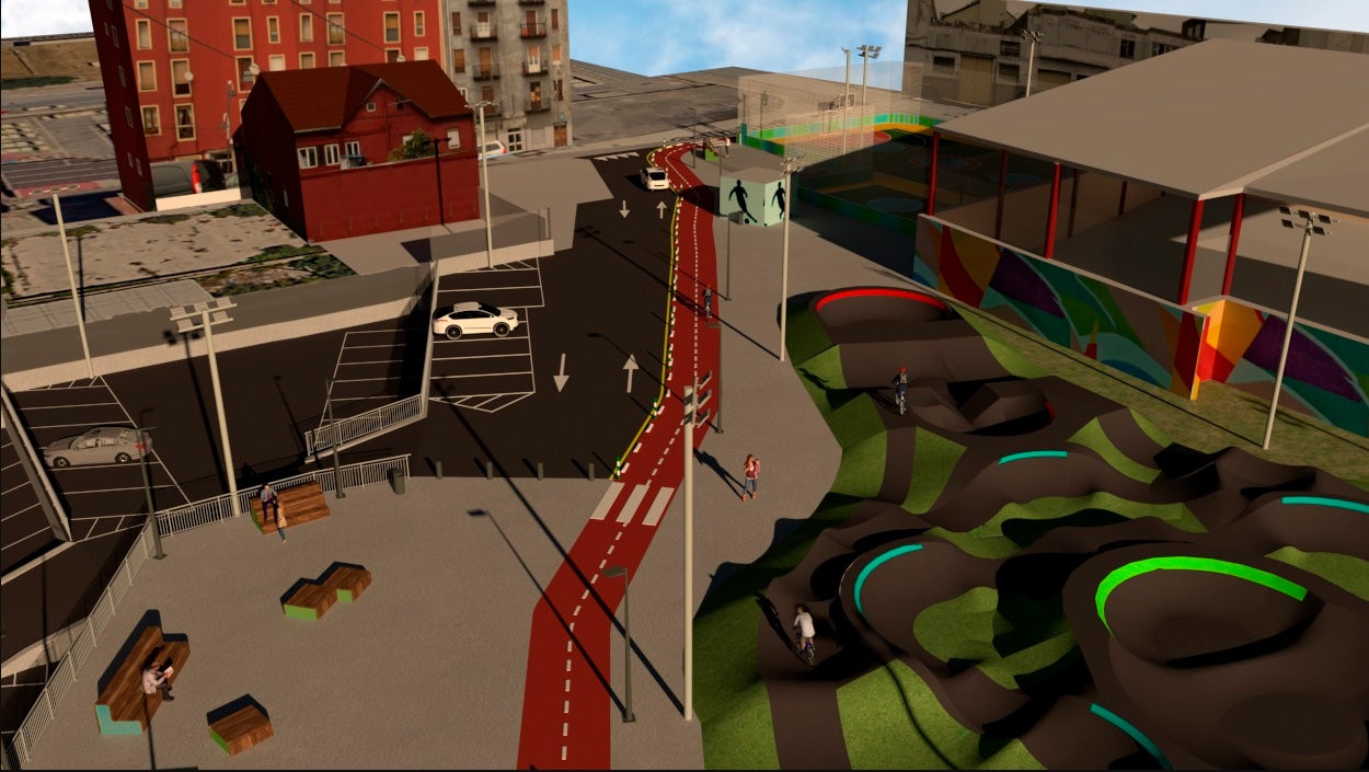 Fotos: Así será la nueva zona deportiva de Punta Zorroza