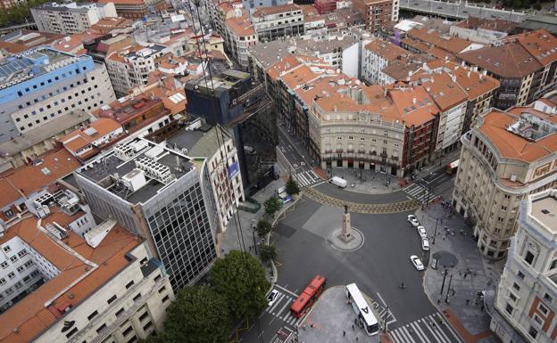 Plaza Circular en Bilbao.