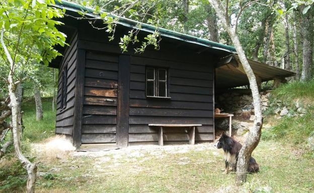 El refugio de El Askarro fue construido por los vecinos de Vírgala. 