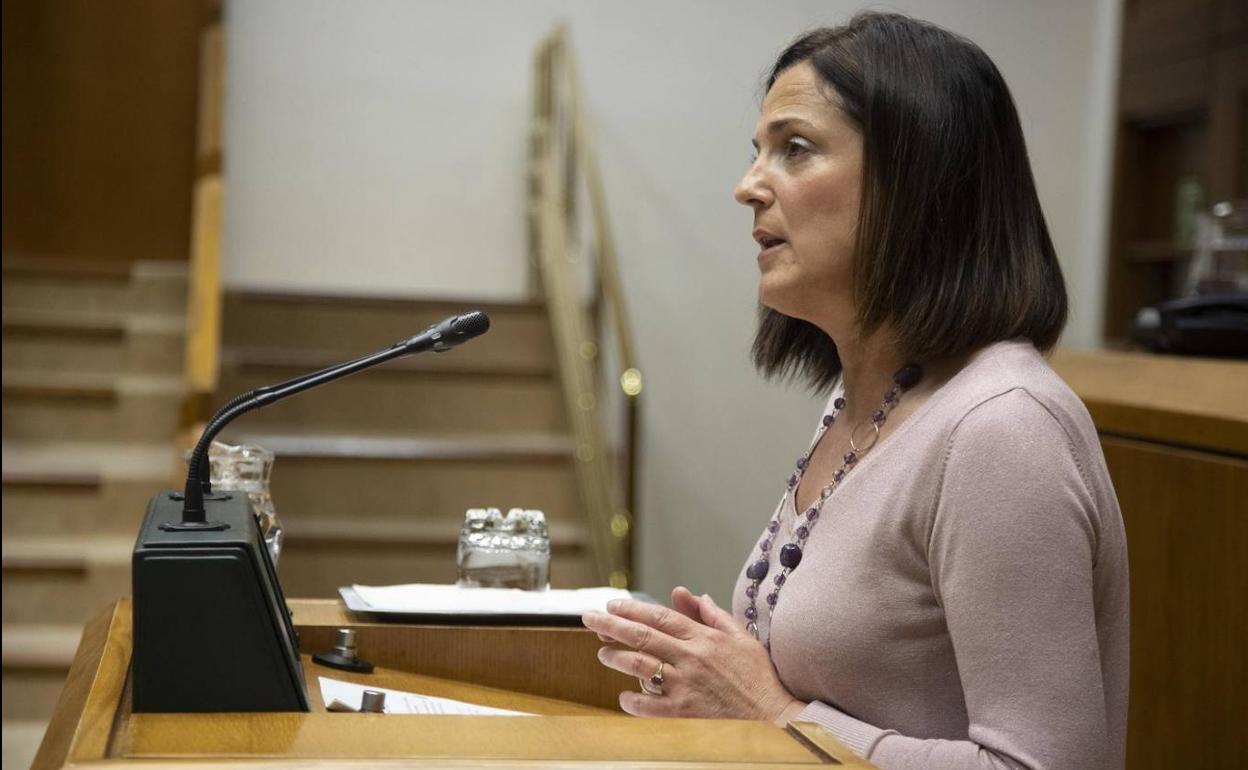 La consejera de Igualdad, Justicia y Políticas Sociales, Beatriz Artolazabal.