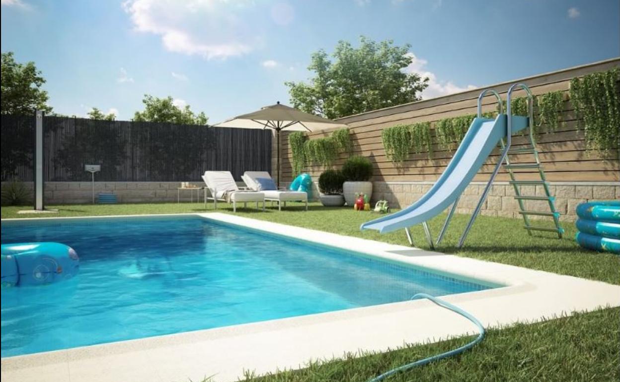 Cinco chalets en Bizkaia con jardines de película. 