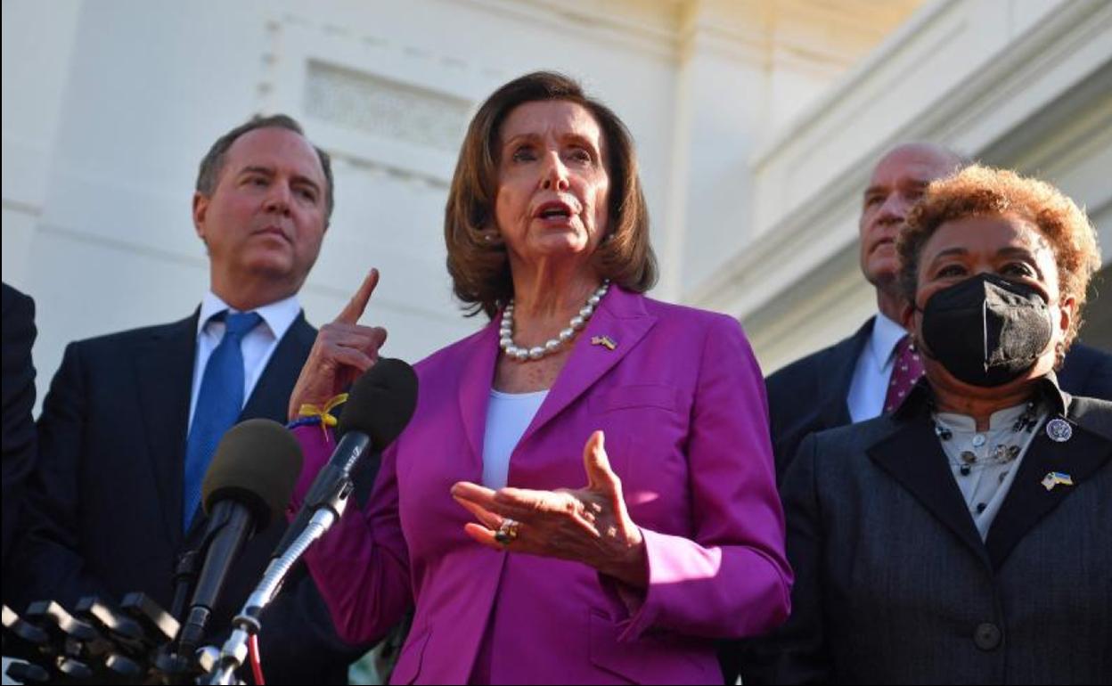 La portavoz del Congreso, Nancy Pelosi.