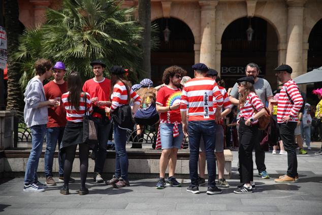 Fotos: Las comparsas de Bilbao calientan motores para la Aste Nagusia