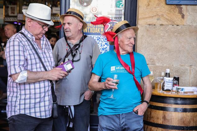 Fotos: Las comparsas de Bilbao calientan motores para la Aste Nagusia