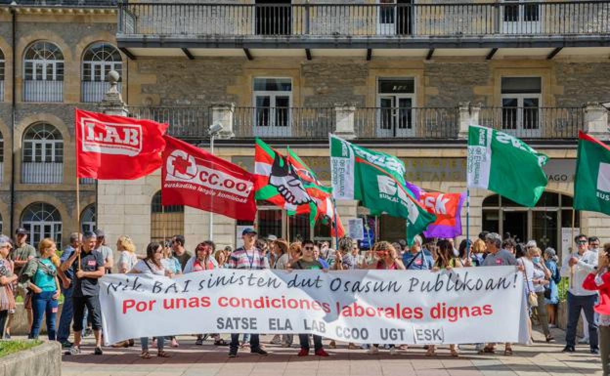 Osakidetza afronta la última jornada de huelga antes de la OPE