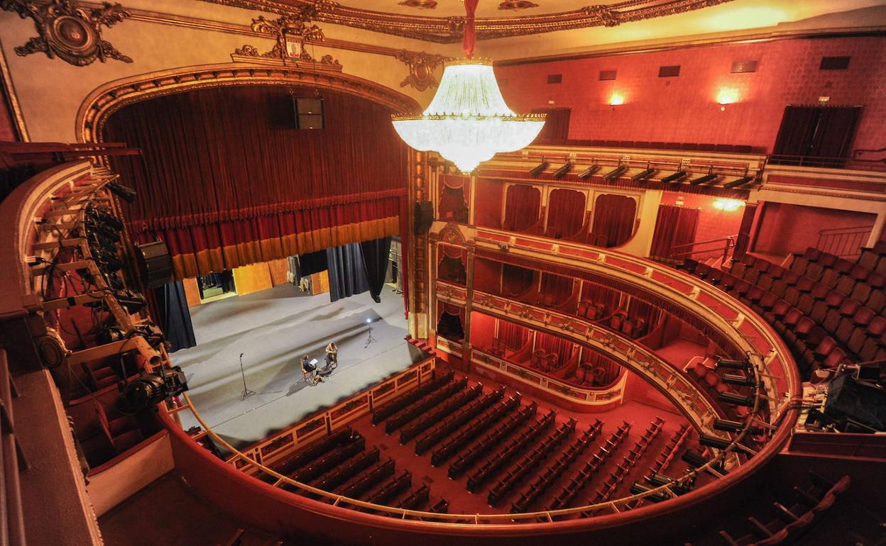 Interior del Teatro Principal de Vitoria.