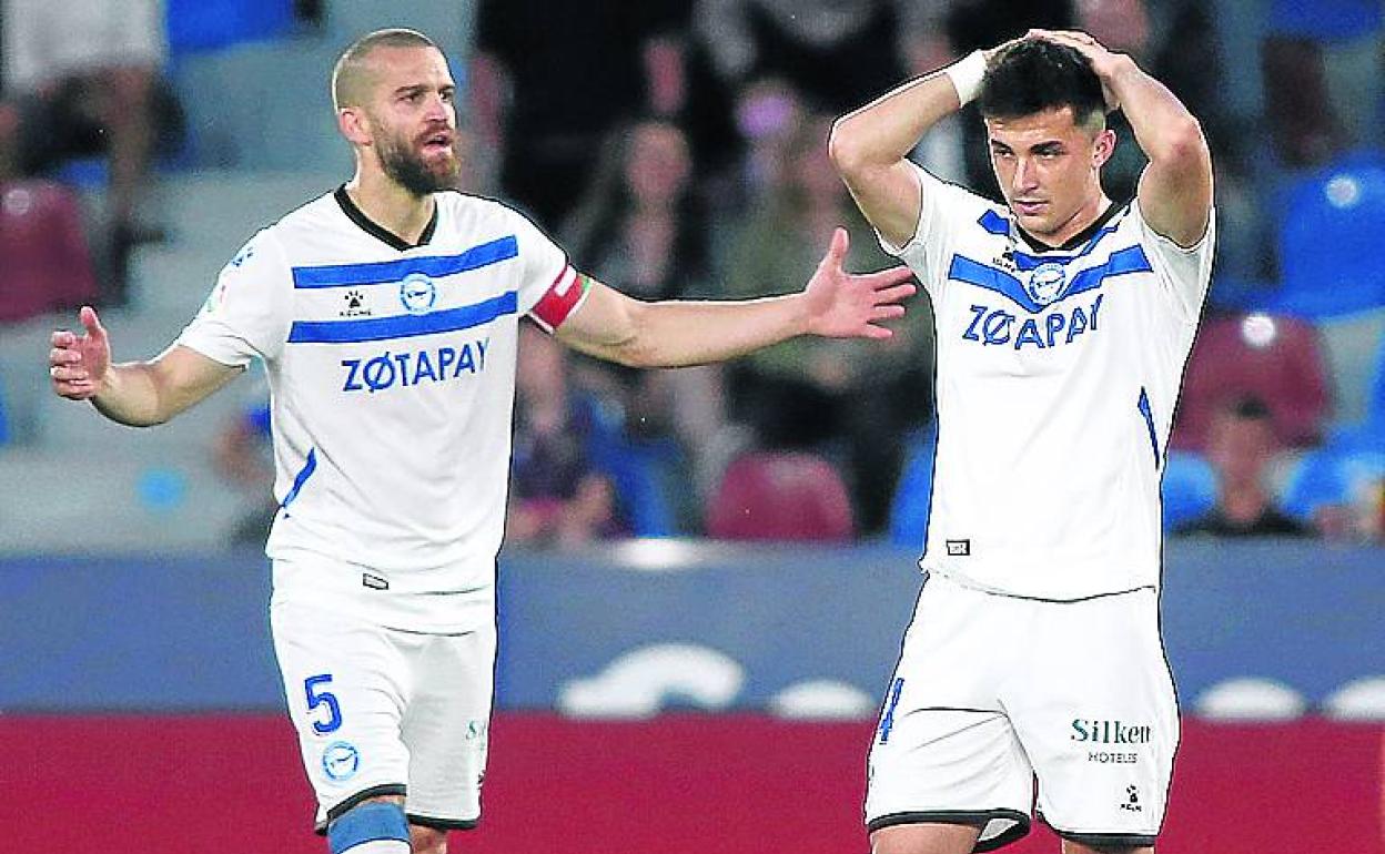 Laguardia y Manu García, en el Ciutat de Valencia. 