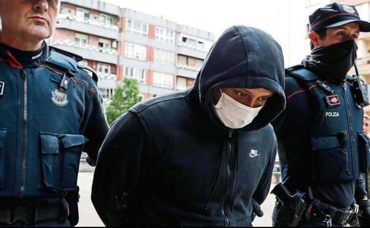 Nelson David B. M. fue arrestado la pasada semana en Irún. 