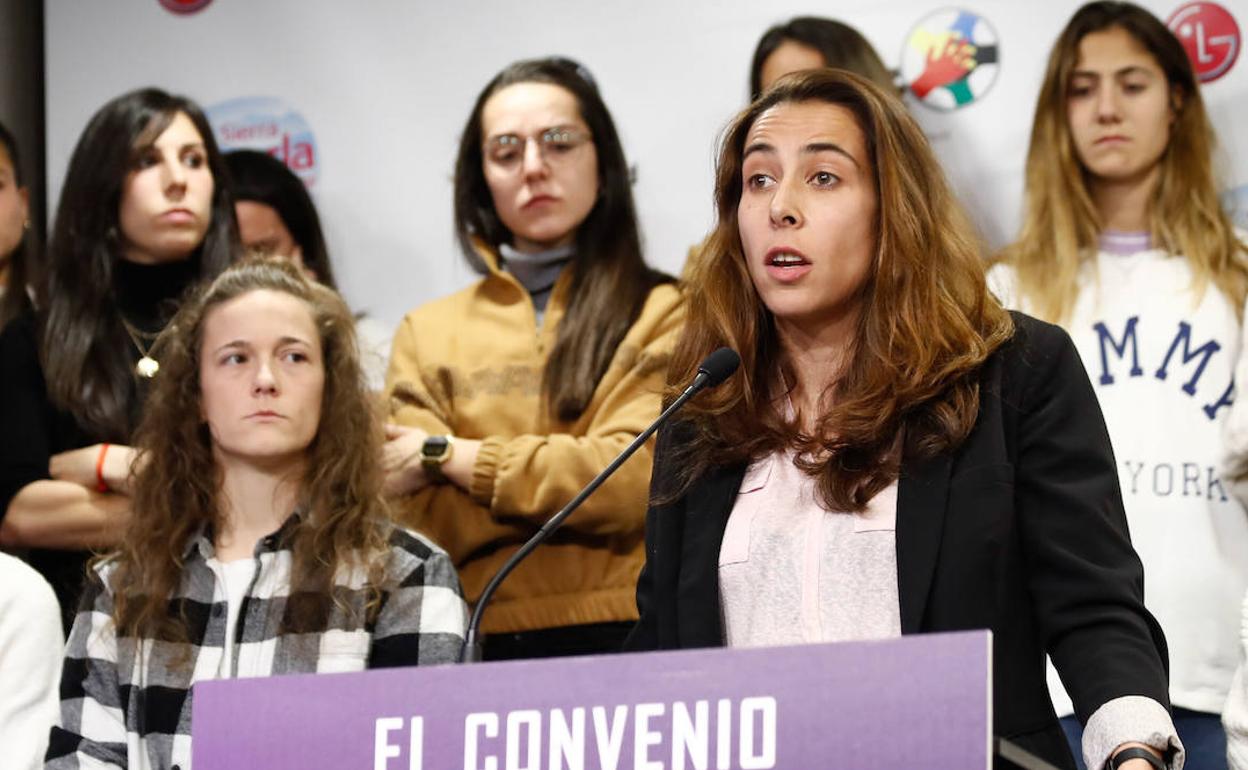 Ainhoa Tirapu retira su candidatura para presidir la Liga de Fútbol Femenino