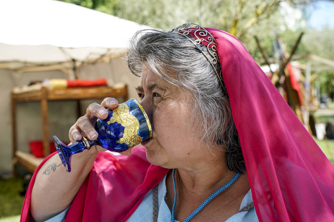 Fotos: Los romanos reconquistan el poblado de Mariturri