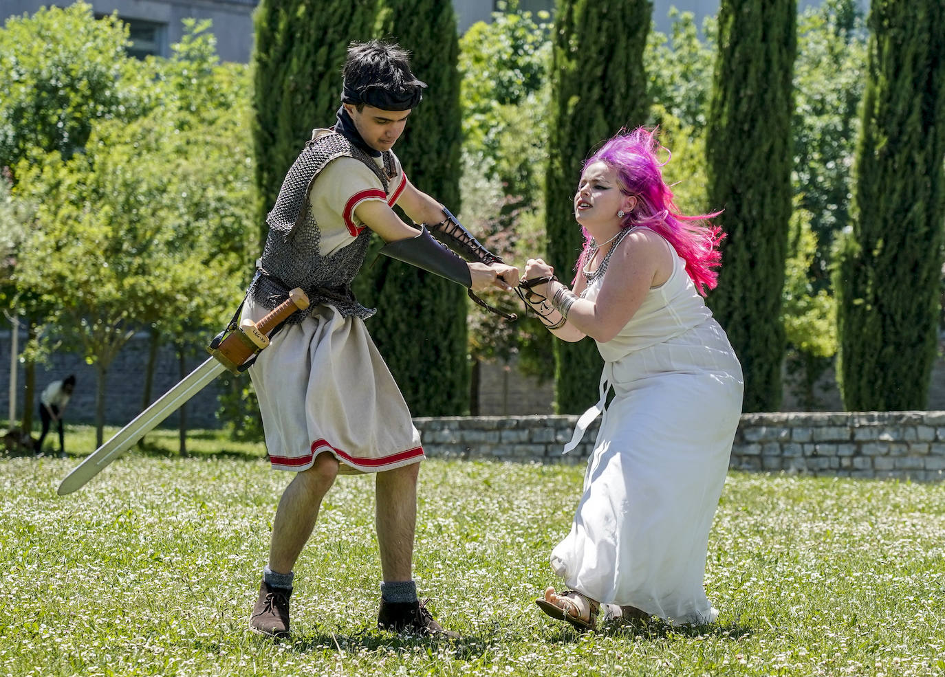 Fotos: Los romanos reconquistan el poblado de Mariturri