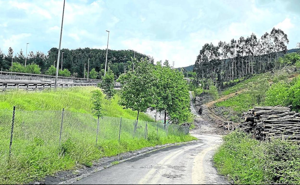 La escombrera proyectada ocuparía una extensión de 40 hectáreas junto al corredor del Txorierri, entre Lezama y Zamudio. 