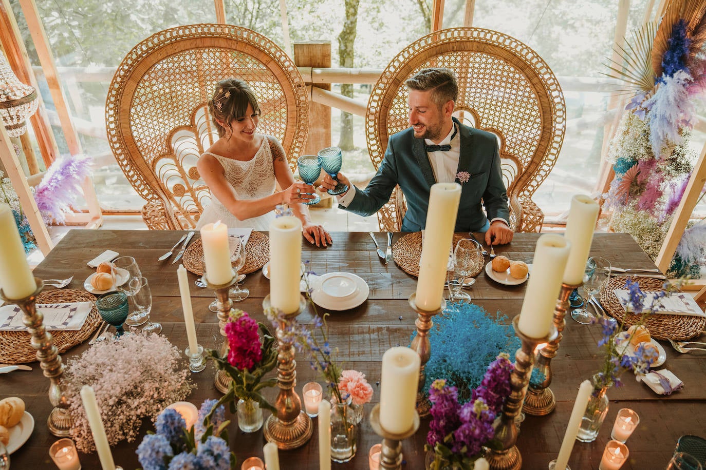 Fotos: La boda circense de Isma, de &#039;El Conquistador del Caribe&#039;, e Iraia en el Valle de Arratia