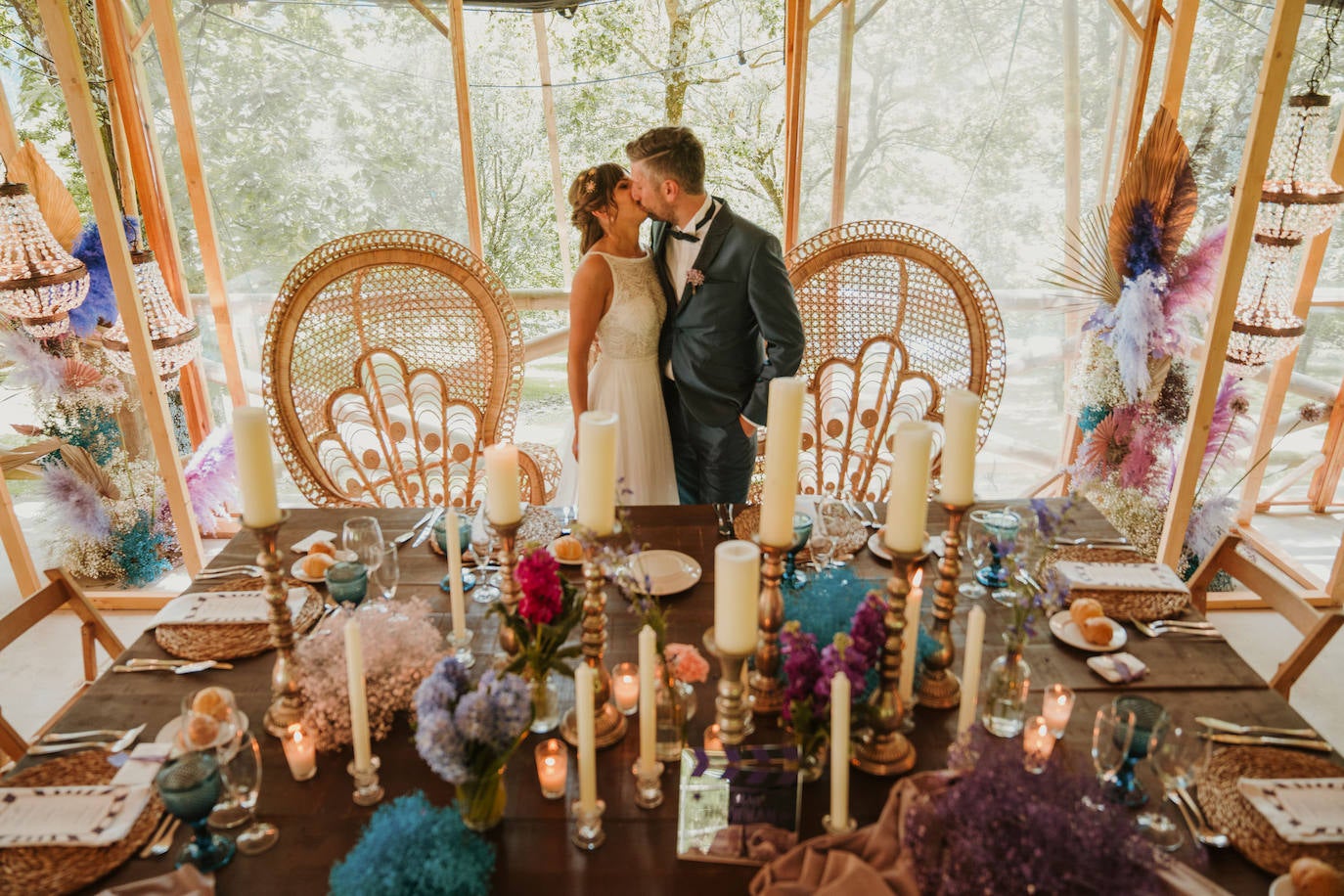 Fotos: La boda circense de Isma, de &#039;El Conquistador del Caribe&#039;, e Iraia en el Valle de Arratia