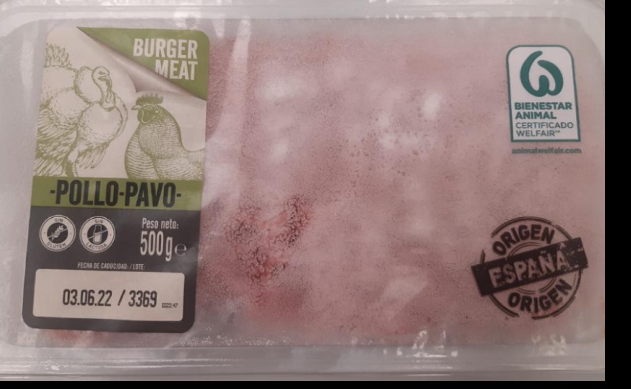 Alertan de la presencia de salmonella en carne picada de ave de Lidl