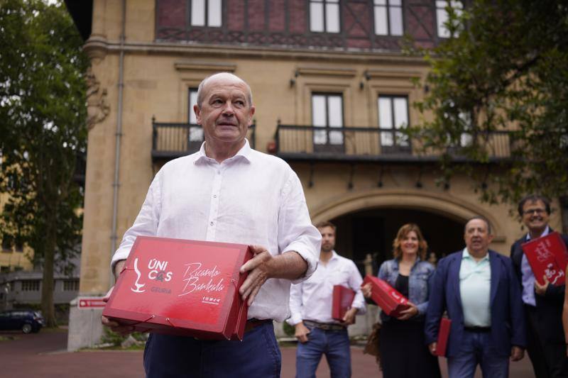 Fotos: Presentación de avales de los tres precandidatos a presidir el Athletic