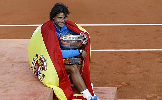 Rafa eliminó a Isner, Andújar, Veic, Ljubicic, Soderling, Murray y Federer. 