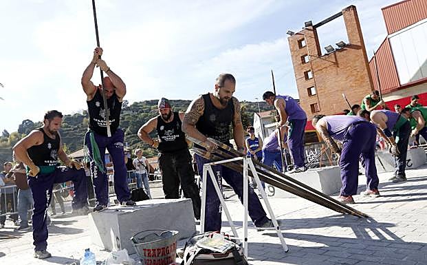 Barrenadores en acción.