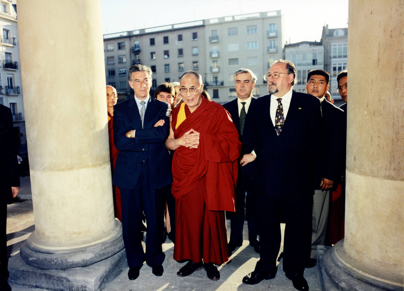 Visita del Dalai Lama a la Diputación en Casa Palacio de Provincia