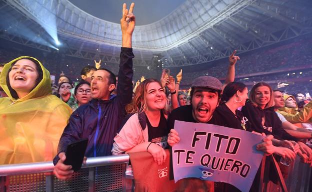 «Vi a Platero con 25 personas y hoy a Fito aquí, ¡qué barbaridad!»