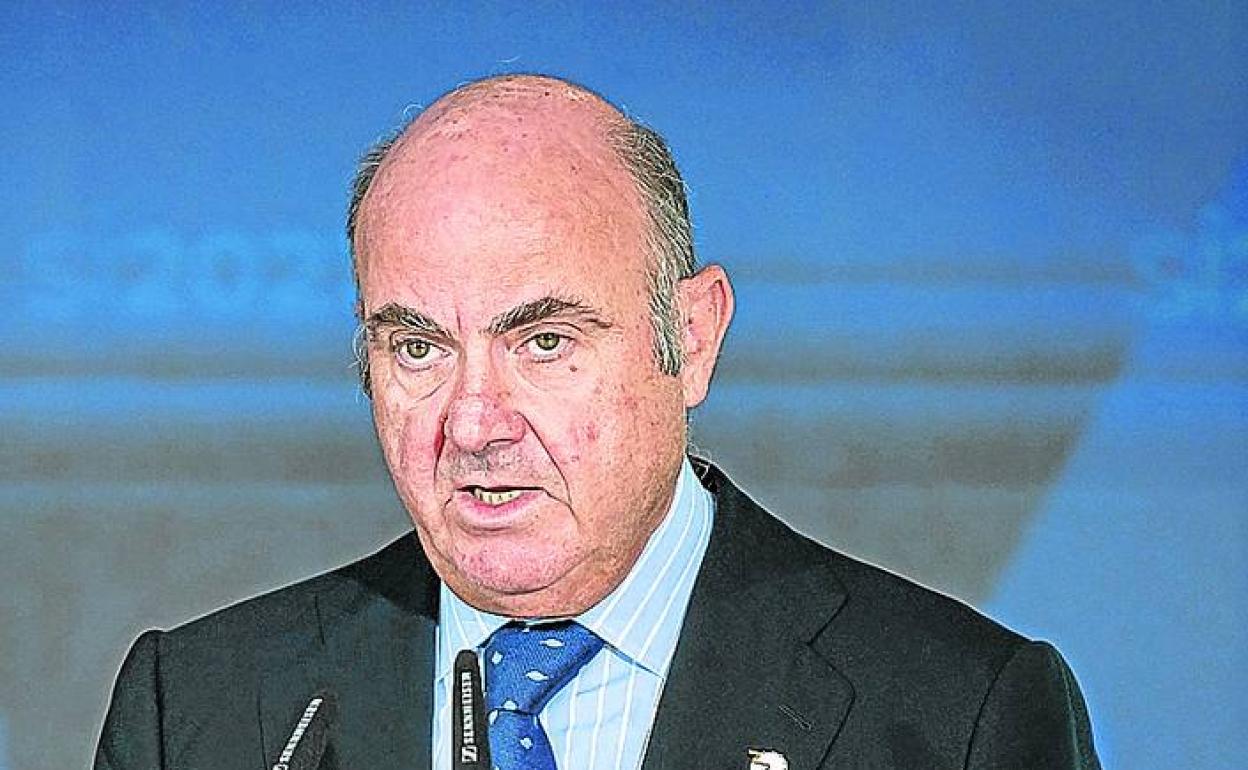 El vicepresidente del BCE, Luis de Guindos. 