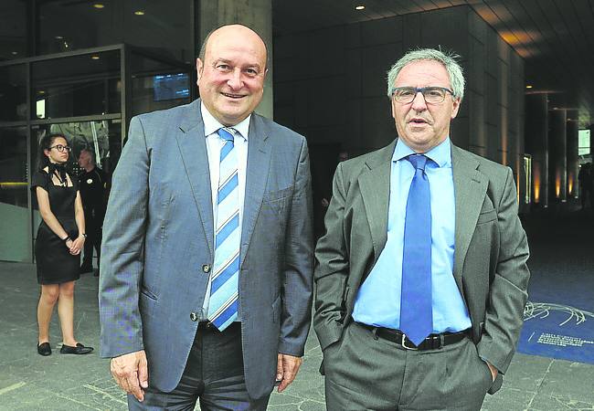 Andoni Ortuzar y Joseba Aurrekoetxea. 