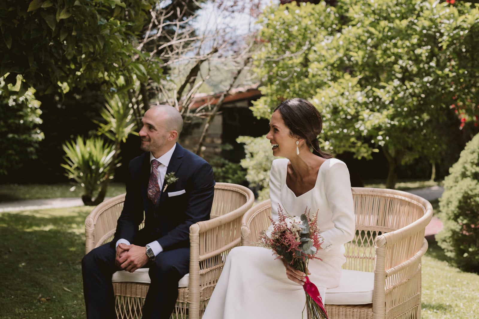 Fotos: La novia de Algorta a la que destrozaron el vestido tres días antes de la boda