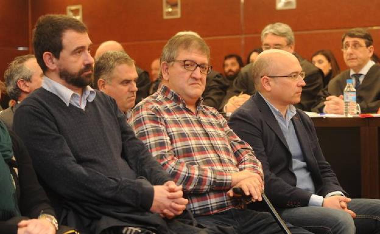 Koldo Ochandiano, Aitor Tellería y Alfredo de Miguel.