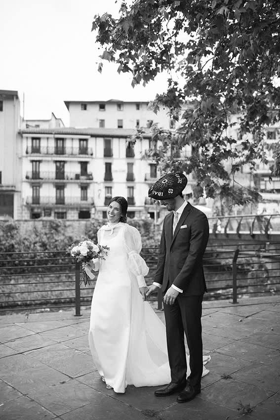 Fotos: Ane, la novia que encontró su vestido viral en una casita de Erandio