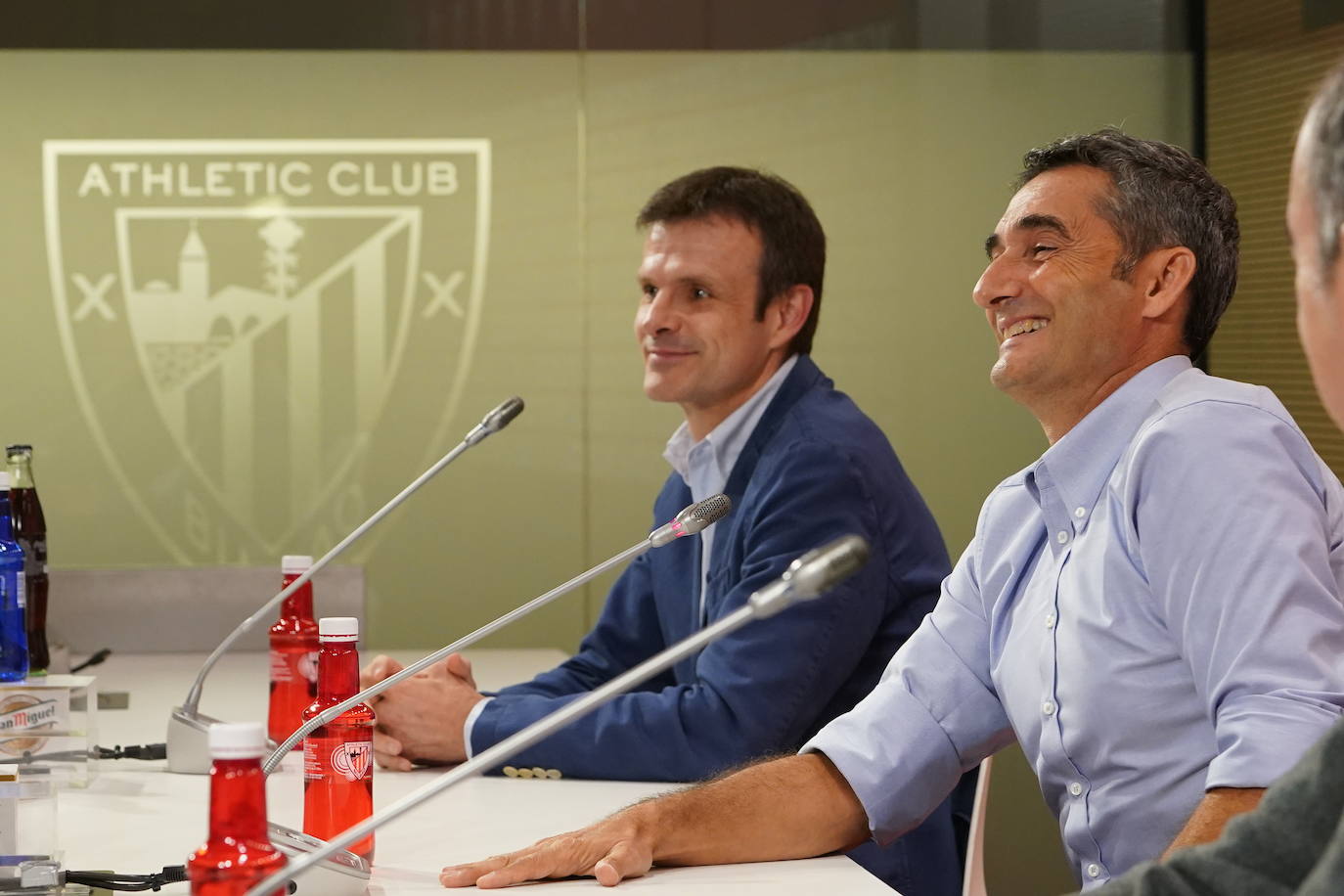 Fotos: Las imágenes de la presentación de Valverde como entrenador del Athletic