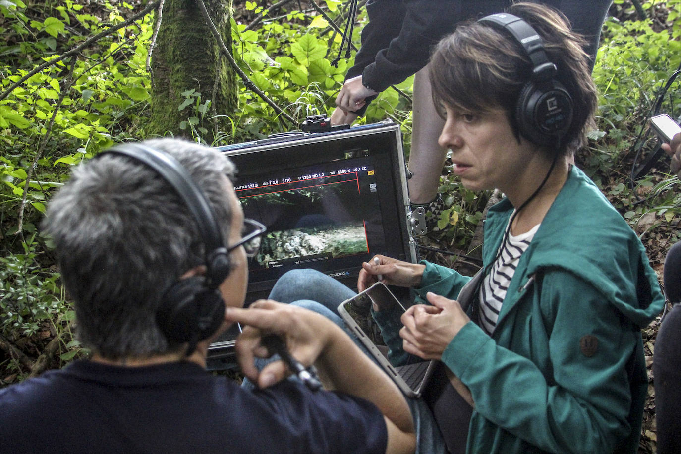 Fotos: Las imágenes del rodaje en Llodio del primer largometraje de Estíbaliz Urresola