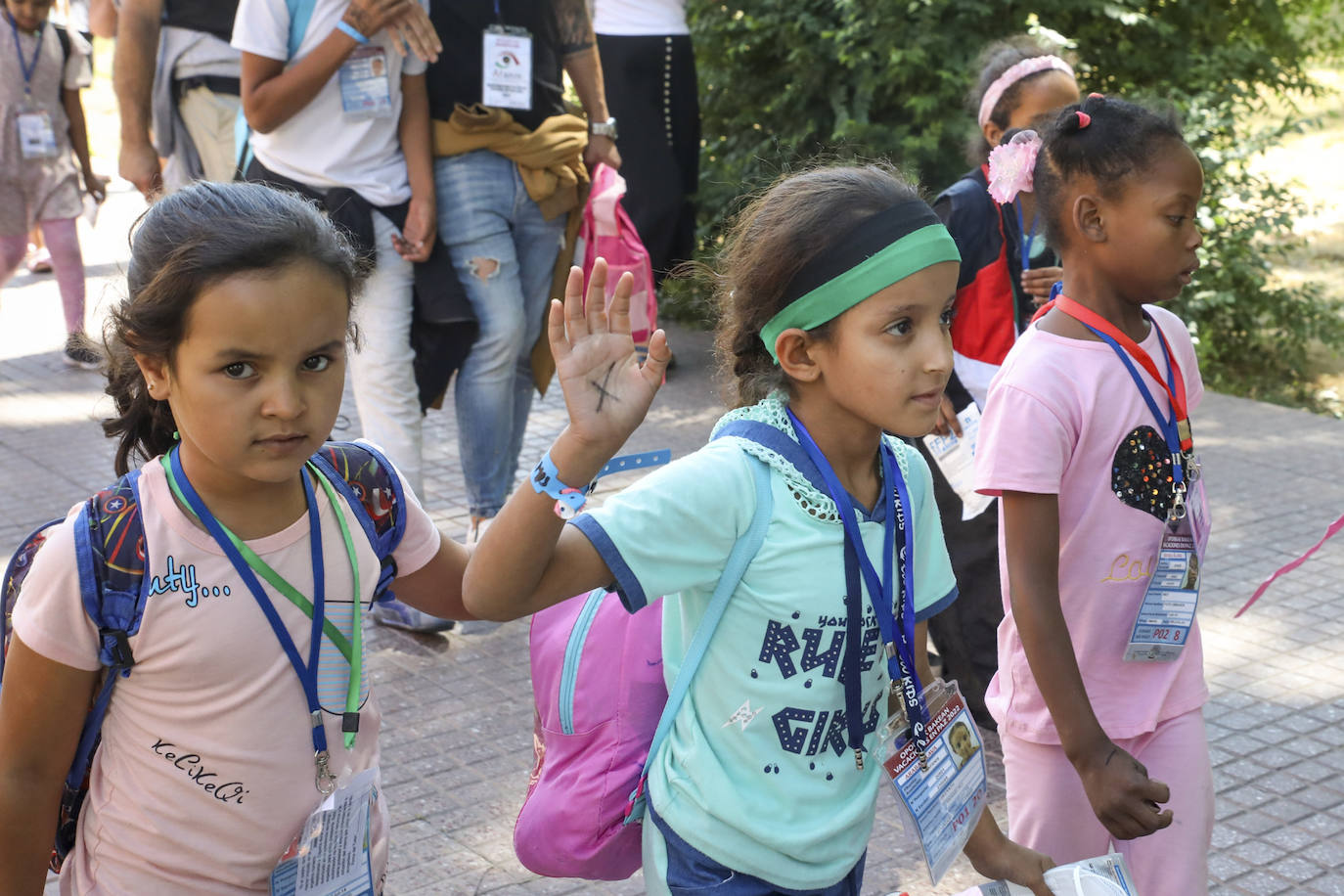 Fotos: Así ha sido la llegada de los niños saharauis a Álava