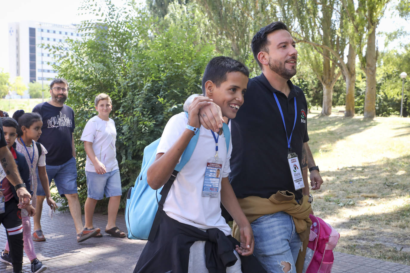 Fotos: Así ha sido la llegada de los niños saharauis a Álava