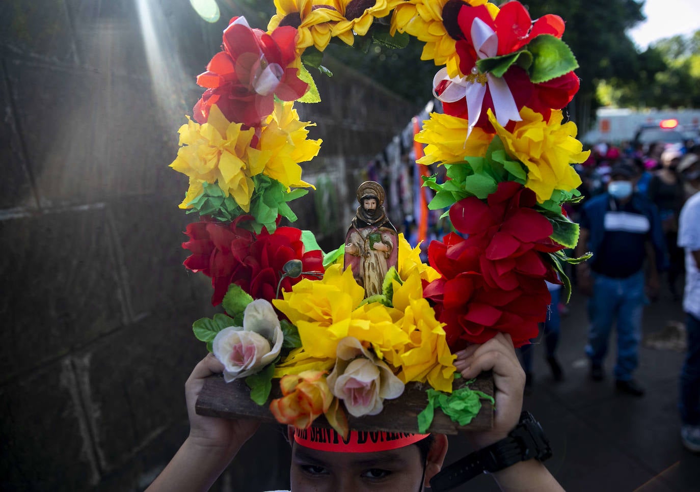 Fotos: Pintados con aceite negro para festejar las fiestas en Nicaragua