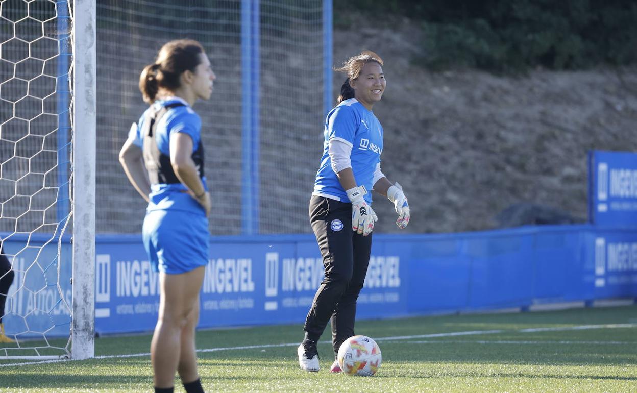Las Gloriosas, durante la jornada de puertas abiertas en Ibaia.