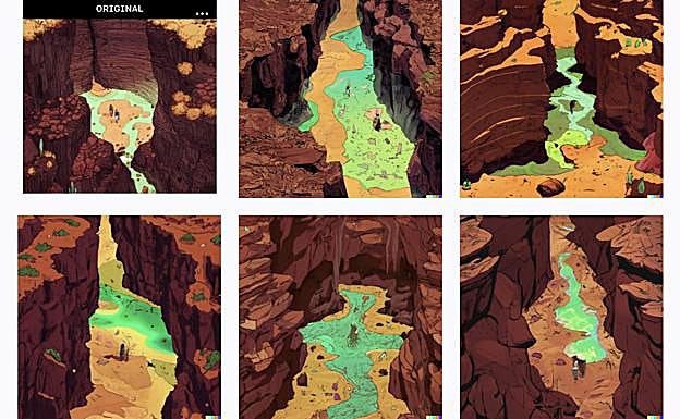 Obra con copyright y modificaciones de la IA Dall-E 2